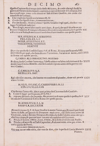 Dialogo decimo p. 285