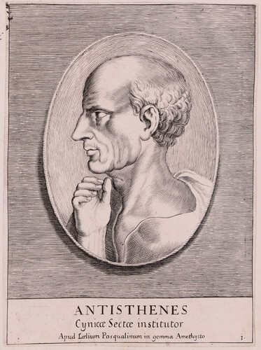 Antisthenes cynicae sectae institutor