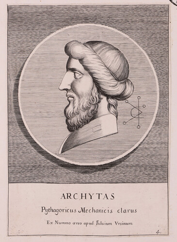 Archytas pythagoricus mechanicis clarus