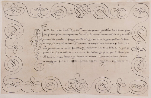 J'use fort de la trois(me) s, en l[ett]re courante, pour-ce qu'estant toute d'une piece...