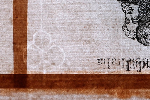 Filigrana de la estampa