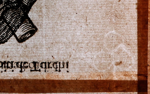 Filigrana de la estampa