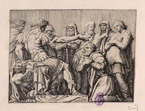 La familia de Darío a los pies de Alejandro Magno