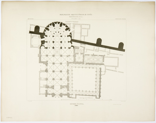 Ávila. Planta de la Catedral