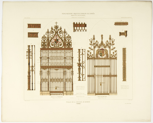 Burgos. Verjas de la Catedral 