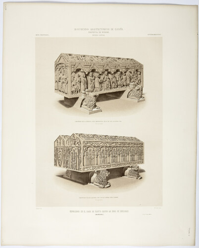 Burgos. Sepulcros en el coro de Santa María la Real de Huelgas