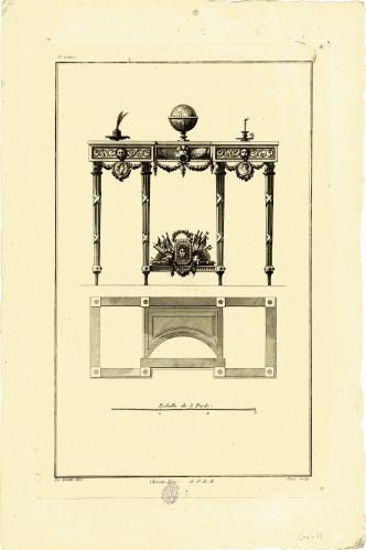 Cahier de Tables et Consoles avec leurs Plans