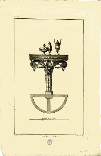 Cahier de Tables et Consoles avec leurs Plans