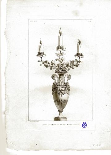 Cahier de Vases qui servent de Girandole