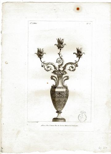 Cahier de Vases qui servent de Girandole