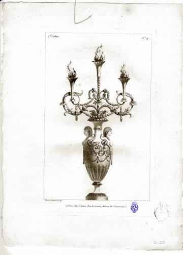 Cahier de Vases qui servent de Girandole