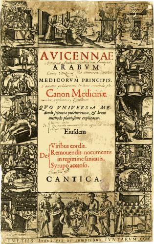 AVICENNAE ARABUM MEDICORUM PRINCIPIS Canon Medicinae ... : [portada]