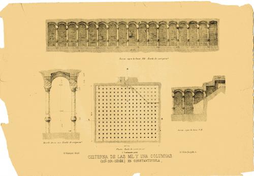 CISTERNA DE LAS MIL Y UNA COLUMNAS (BIN-BIR-DÈRÈK) EN CONSTANTINOPLA