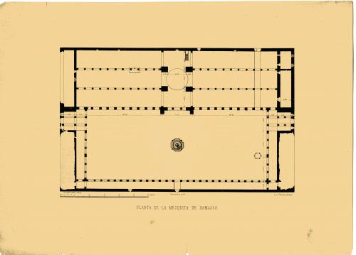 PLANTA DE LA MEZQUITA DE DAMASCO