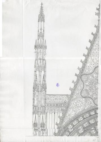 PROYECTO DE LA GRAN PORTADA DE LA YGLESIA CATEDRAL DE BARCELONA