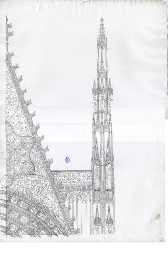 PROYECTO DE LA GRAN PORTADA DE LA YGLESIA CATEDRAL DE BARCELONA