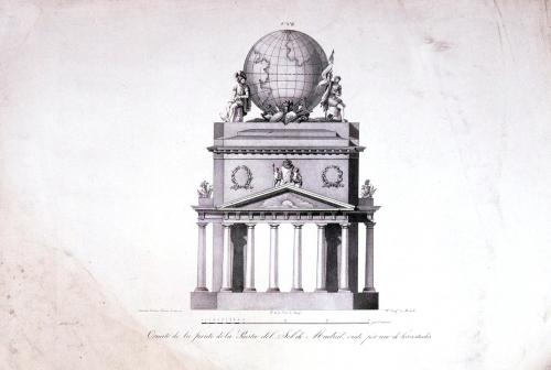 COLECCION DE ESTAMPAS LITOGRAFICAS, QUE REPRESENTAN LOS MONUMENTOS ERIGIDOS ... DE MADRID EN EL AÑO DE 1829, CON MOTIVO DEL FELIZ ENLACE DE ... D. FERNANDO VII CON ... DOÑA MARIA CRISTINA DE BORBON 