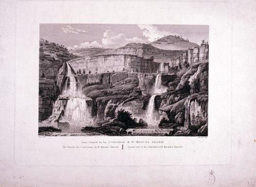 Vista General de las CASCADAS de Sn. MIGUEL DELFAY = Vue Gènèrale des CASCADES de St. MICHEL DELFAY = General view of the CASCADES of St. MICHAEL DELFAY