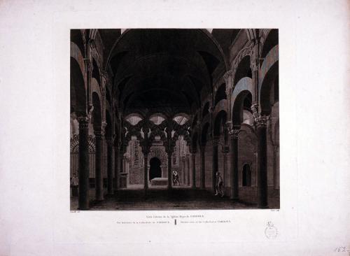 Vista Interior de la Iglesia Major de CORDOVA = Vue Intérieure de la Cathédrale de CORDOUE = Interior view of the Cathedral of CORDOVA 