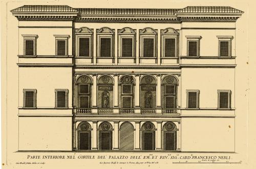 NUOVI DISEGNI DELL'ARCHITETTURE E PIANTE DE PALAZZI DI ROMA DE PIU CELEBRI ARCHITETTI : LIBRO SECONDO