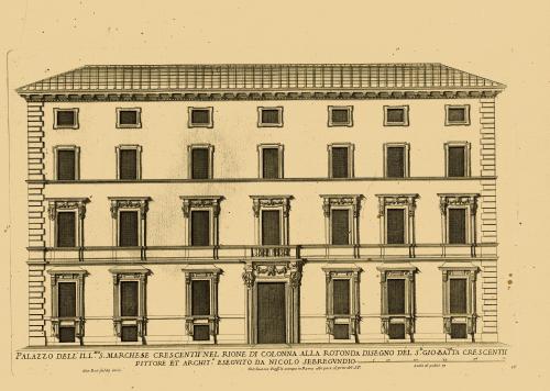 NUOVI DISEGNI DELL'ARCHITETTURE E PIANTE DE PALAZZI DI ROMA DE PIU CELEBRI ARCHITETTI : LIBRO SECONDO