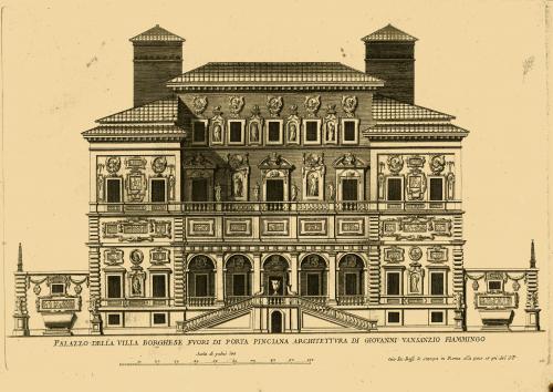 NUOVI DISEGNI DELL'ARCHITETTURE E PIANTE DE PALAZZI DI ROMA DE PIU CELEBRI ARCHITETTI : LIBRO SECONDO