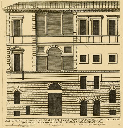 NUOVI DISEGNI DELL'ARCHITETTURE E PIANTE DE PALAZZI DI ROMA DE PIU CELEBRI ARCHITETTI : LIBRO SECONDO