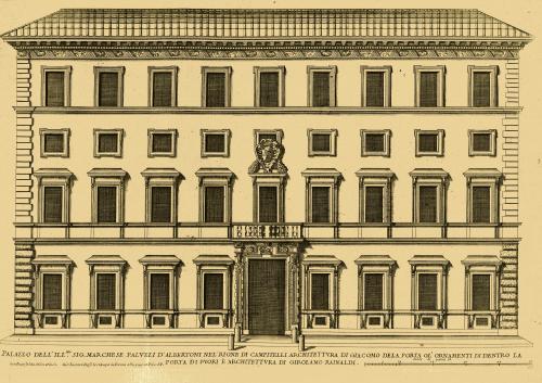 NUOVI DISEGNI DELL'ARCHITETTURE E PIANTE DE PALAZZI DI ROMA DE PIU CELEBRI ARCHITETTI : LIBRO SECONDO