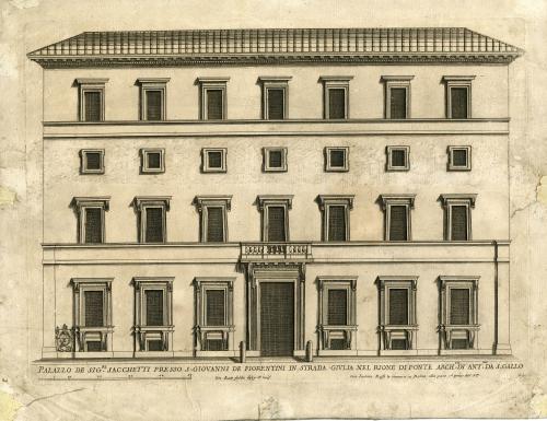 NUOVI DISEGNI DELL'ARCHITETTURE E PIANTE DE PALAZZI DI ROMA DE PIU CELEBRI ARCHITETTI : LIBRO SECONDO