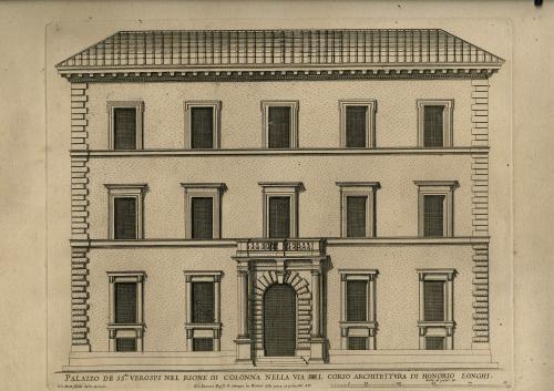 NUOVI DISEGNI DELL'ARCHITETTURE E PIANTE DE PALAZZI DI ROMA DE PIU CELEBRI ARCHITETTI : LIBRO SECONDO