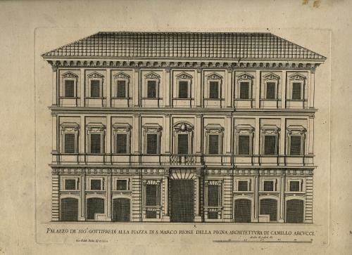 NUOVI DISEGNI DELL'ARCHITETTURE E PIANTE DE PALAZZI DI ROMA DE PIU CELEBRI ARCHITETTI : LIBRO SECONDO