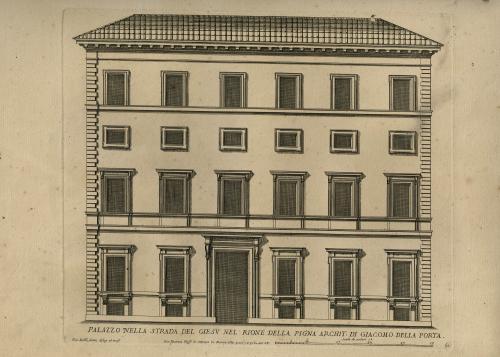 NUOVI DISEGNI DELL'ARCHITETTURE E PIANTE DE PALAZZI DI ROMA DE PIU CELEBRI ARCHITETTI : LIBRO SECONDO