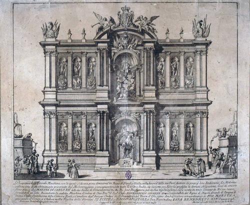 [PUBBLICHE Feste fatte in Roma da L'Eccmo. Príncipe D. Fabricio e D. Lorenzo Colonna, Ambasciatori de S. M. C. nell' anni 1731 a 1776 Per la presentazione della Chinea a la Santitá di N. S. il Papa