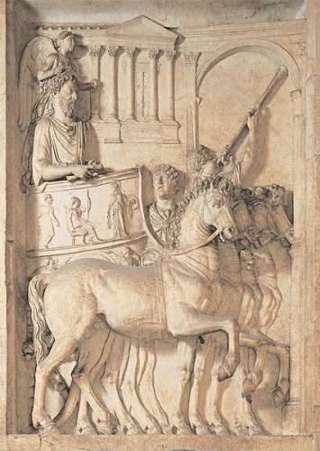 Relieve del monumento honorario a Marco Aurelio