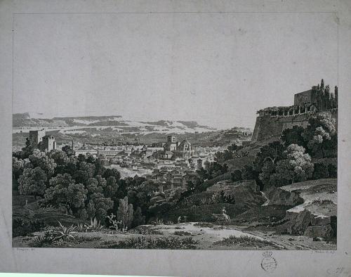 [Vista de una población de Cataluña en 1802]