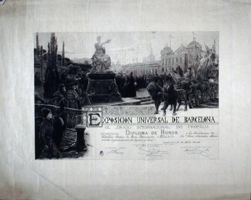 EXPOSICIÓN UNIVERSAL DE BARCELONA 