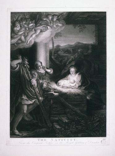 THE NATIVITY. : From the Original Picture in the Royal Gallery of Dresden