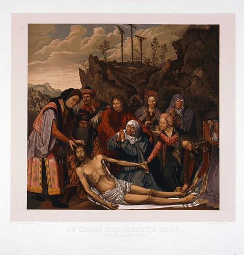 LE CHRIST DESCENDU DE CROIX : PEINT PAR QUENTIN MASSYS. Musée D'Anvers