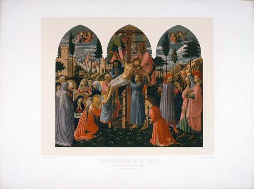 LA DÉPOSITION DE LA CROIX : PAR FRA ANGELICO DE FIESOLE. Musée de Florence 