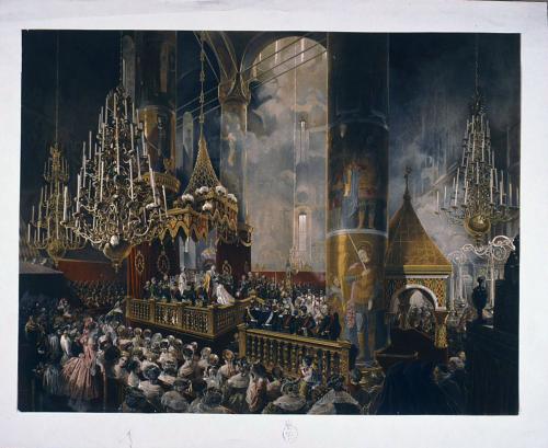 [CORONACIÓN del zar Alejandro II de Rusia, 7 septiembre 1856]