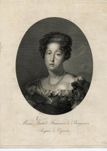 María Isabel Francisca de Braganza Reyna de España