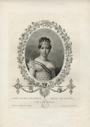 MARIA ISABEL FRANCISCA, REYNA DE ESPAÑA, Y DE LAS INDIAS