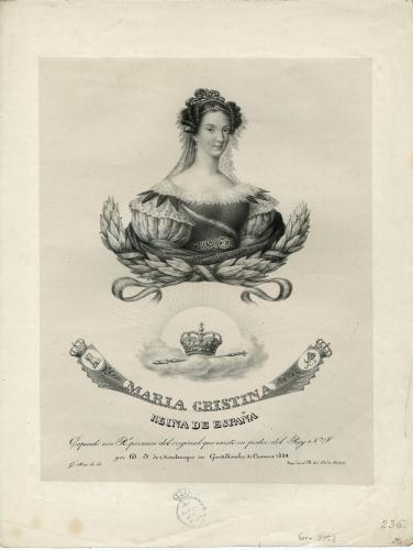 MARIA CRISTINA : REINA DE ESPAÑA