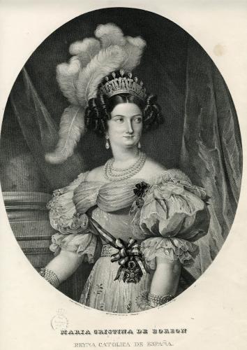 MARIA CRISTINA DE BORBON : REYNA CATÓLICA DE ESPAÑA