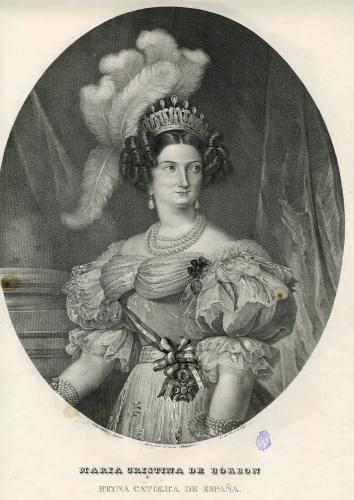 MARIA CRISTINA DE BORBON : REYNA CATÓLICA DE ESPAÑA