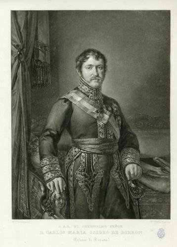 S.A.R. EL SERENISIMO SEÑOR D. CARLOS MARIA ISIDRO DE BORBON Infante de España 