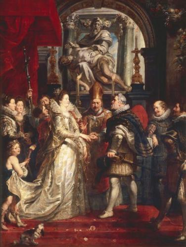 Casamiento de Enrique IV y María de Medicis [La GALERÍA del Palacio de Luxemburgo]