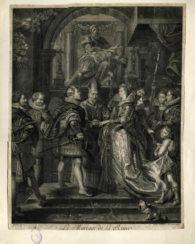 Casamiento de Enrique IV y María de Medicis [La GALERÍA del Palacio de Luxemburgo]