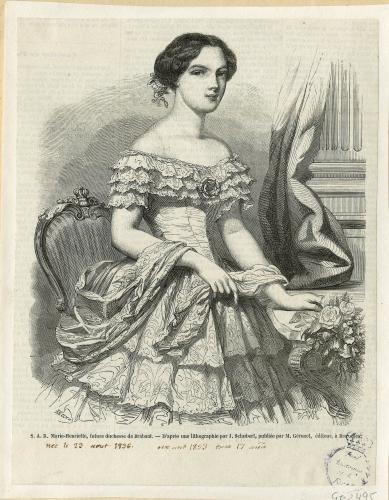 S.A.R. Marie-Henriette, future duchesse de Brabant 