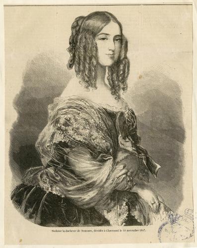 MADAME la duchesse de Nemours, décédée, à Claremont le 10 novembre 1857